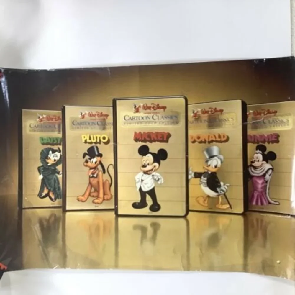 VTG Walt‎ Disney Cartoon Classics Poster 21.5 x 35.5